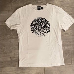 White Graphic Hugo Boss T-Shirt
